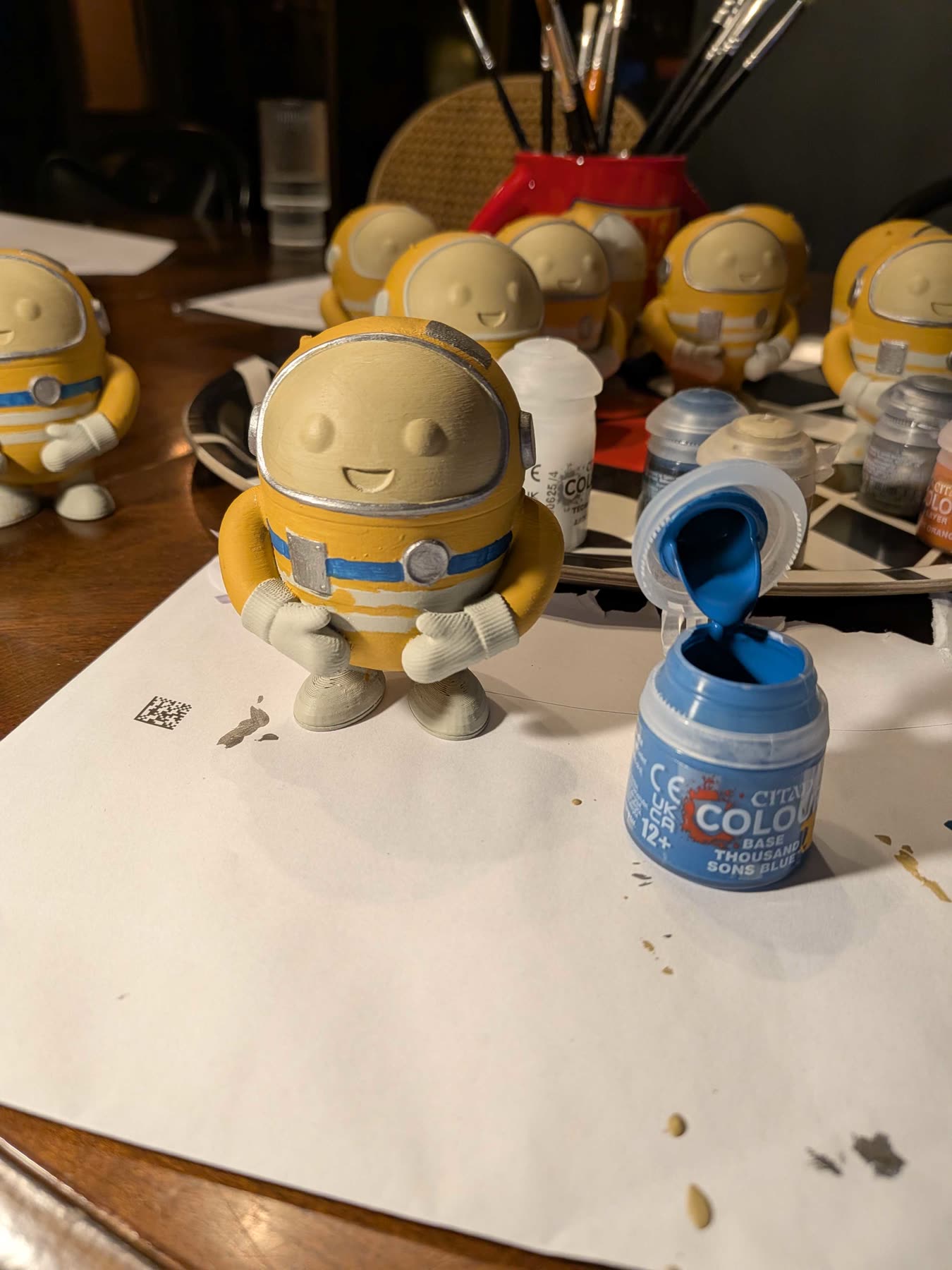 Painting a traveller